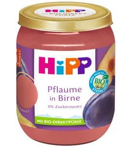 HIPP BIO SUPEROVOCE HRUŠKY A ŠVESTKY 160 G - EXPIRACE 31.7.2026 - OVOCE/DEZERTY - KRMENÍ