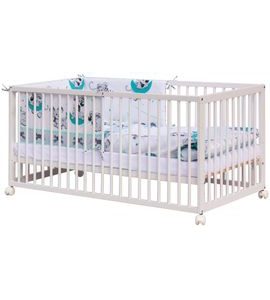 SCARLETT POSTÝLKA 140X70CM S KOMPLETNÍ VÝBAVOU TIGI TYRKYSOVÁ - DŘEVĚNÉ POSTÝLKY - SPINKÁNÍ