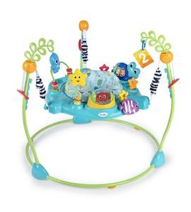 BABY EINSTEIN SKÁKADLO/AKTIVNÍ CENTRUM 2V1 CURIOSITY COVE™ 6M+ DO 11KG - VOZÍTKA A ODRÁŽEDLA - PRO DĚTI