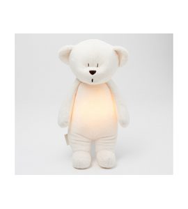 MOONIE USÍNÁČEK MEDVĚD 2.0 CREAM - USÍNÁČCI ŠUMÍCÍ / S TLUKOTEM - PRO DĚTI