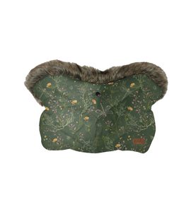 KIKKABOO RUKAVICE NA KOČÁREK LUXURY SECRET GARDEN GREEN - RUKÁVNÍKY NA KOČÁREK - KOČÁRKY A PŘÍSLUŠENSTVÍ