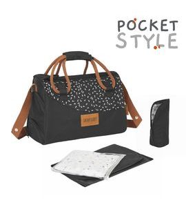 Badabulle přebalovací taška PocketStyle Black CAMEL