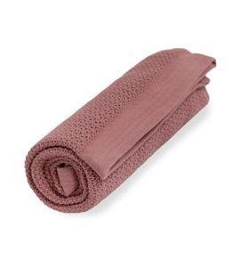 VINTER & BLOOM DEKA SOFT GRID ORGANIC EVENING ROSE - DĚTSKÉ DEKY PRO MIMINKA - SPINKÁNÍ