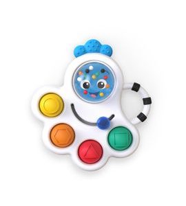 BABY EINSTEIN HRAČKA SENOZORICKÁ CHRASTÍTKO A KOUSÁTKO OPUS 'S SHAPE POPS ™ 3M + - SENZORICKÉ HRAČKY - PRO DĚTI