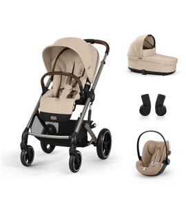 CYBEX SET BALIOS S LUX + KORBA + CLOUD G + ADAPTÉRY 2026 - TROJKOMBINACE - KOČÁRKY A PŘÍSLUŠENSTVÍ