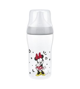 NUK PERFECT MATCH LÁHEV S KONTROLOU TEPLOTY DISNEY MICKEY GREY 260ML - KOJENECKÉ LAHVE - KRMENÍ