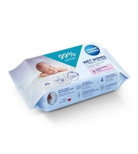 CANPOL BABIES DĚTSKÉ VLHČENÉ UBROUSKY 99% VODY 60KS - VLHČENÉ UBROUSKY - PŘEBALOVÁNÍ