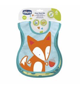 CHICCO BRYNDÁK BAVLNĚNÝ NEPREMOKAVÝ 2KS 6M+ - BRYNDÁKY - KRMENÍ