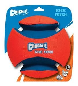 CHUCKIT! MÍČ KICK FETCH LARGE 20 CM - APORTOVACÍ HRAČKY PRO PSY - CHOVATELSKÉ POTŘEBY MALVÍKZOO