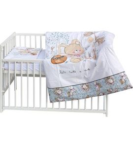 SCARLETT DĚTSKÁ POSTÝLKA S KOMPLETNÍ VÝBAVOU SCARLETT 120 X 60 CM - SUBRA - DŘEVĚNÉ POSTÝLKY - SPINKÁNÍ