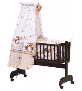 SCARLETT NEBESA DO KOŠE A KOLÉBKY SOVIČKA- BÉŽOVÁ - KOŠÍKY A KOLÉBKY - SPINKÁNÍ