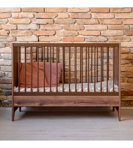 VARIABILNÍ POSTÝLKA FAKTUM NEST WALNUT 70X140 CM - DŘEVĚNÉ POSTÝLKY - SPINKÁNÍ