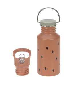 LÄSSIG KIDS BOTTLE STAINLESS STEEL HAPPY PRINTS CARAMEL - SPORTOVNÍ LAHVE - KRMENÍ