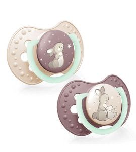 LOVI DUDLÍK SVÍTÍCÍ SILIKONOVÝ DYNAMICKÝ NIGHT&DAY 0-6M 2KS HOLKA - ŠIDÍTKA A DOPLŇKY - KRMENÍ