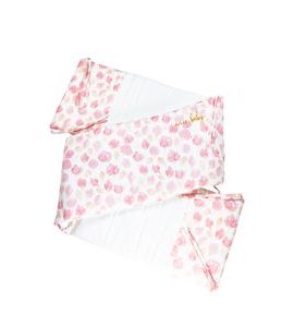 ENIE BABY MANTINEL SATINE PINK LEAVES - MANTINELY - SPINKÁNÍ