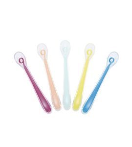 BABYMOOV SADA SILIKONOVÝCH LŽIČEK 5KS - LŽIČKY A PŘÍBORY - KRMENÍ
