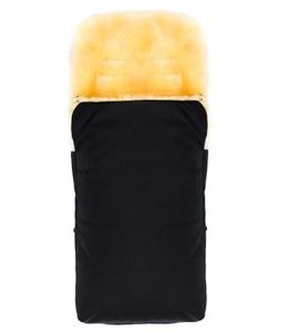 FILLIKID FUSAK ZIMNÍ Z JEHNĚČÍ KOŽEŠINY BERNINA BLACK - FUSAKY DO KOČÁRKU - KOČÁRKY A PŘÍSLUŠENSTVÍ