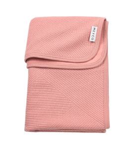 MEYCO ŽAKÁROVÁ FLANEL DEKA PURE - ROSE - DĚTSKÉ DEKY PRO MIMINKA - SPINKÁNÍ