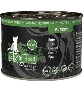 CATZ FINEFOOD KONZERVA CF PURR NO.115 - S KACHNÍM MASEM 200 G - KONZERVY PRO KOČKY - CHOVATELSKÉ POTŘEBY MALVÍKZOO