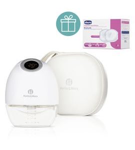 PETITE&MARS ODSÁVAČKA MLÉKA ELEKTRICKÁ HANDSFREE GAIA + CHICCO VLOŽKY DO PODPRSENKY 30KS - ODSÁVAČKY MATEŘSKÉHO MLÉKA - KRMENÍ