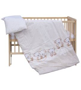 SCARLETT SOUPRAVA DO POSTÝLKY 2-DÍLNÁ TORO BÉŽOVÁ 90X120CM - POVLEČENÍ DO POSTÝLKY - SPINKÁNÍ