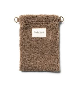 STUDIO NOOS TEDDY PHONE BAG TAŠTIČKA NA TELEFON BROWN - ORGANIZÉRY A KOŠÍKY - KOČÁRKY A PŘÍSLUŠENSTVÍ