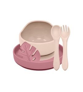 PETITE&MARS SET JÍDELNÍ SILIKONOVÝ TAKE&MATCH 4KS 6M+ - VÝHODNÉ SADY - KRMENÍ