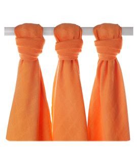 KIKKO BAMBUSOVÉ PLENY XKKO BMB 70X70 ORANGE 3KS - LÁTKOVÉ PLENY SKLÁDANÉ - PŘEBALOVÁNÍ