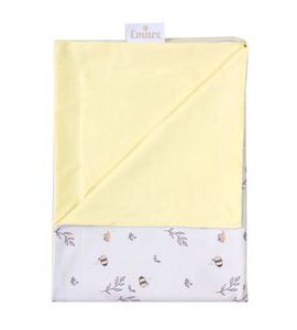 EMITEX DEKA LETNÍ 70X100 LITTLE BEE + LIGHT YELLOW - DĚTSKÉ DEKY PRO MIMINKA - SPINKÁNÍ