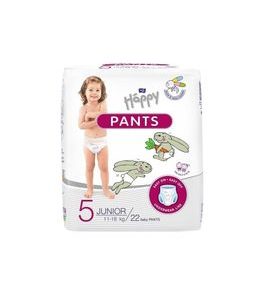 BELLA BABY HAPPY PANTS 5 JUNIOR 11-18KG 22KS - PLIENKOVÉ NOHAVIČKY - VŠETKO NA PREBAĽOVANIE