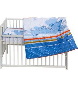 SCARLETT DĚTSKÁ POSTÝLKA S KOMPLETNÍ VÝBAVOU SCARLETT 120 X 60 CM - KOTY - DŘEVĚNÉ POSTÝLKY - SPINKÁNÍ