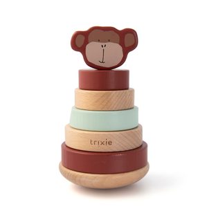 Trixie Baby Dřevěná stohovací hračka Monkey