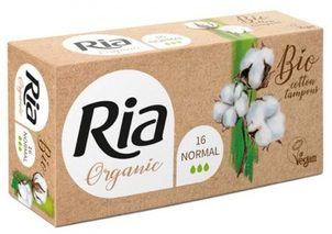 HARTMANN Ria Organic Normal ●●●○○ Při normální menstruaci 16 ks