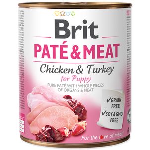 Brit Paté & Meat pro štěňata 800 g