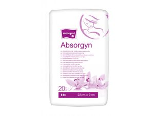 Absorgyn poporodní gynekologické vložky bez folie 20 ks