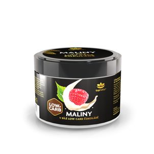 Topnatur LOW CARB Lyo maliny v bílé čokoládě 200 g