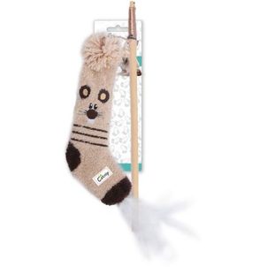 AFP Dřevěná vábnička AFP Sock Cuddler s ponožkou — myš