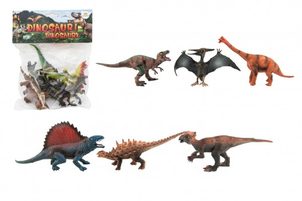 Teddies Dinosaurus plast 14-19cm 6ks