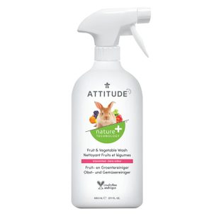 ATTITUDE Čistič na ovoce a zeleninu  bez vůně s rozprašovačem 800 ml