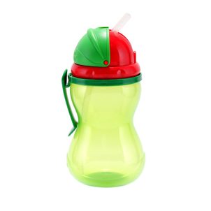 Canpol babies Sportovní láhev se slámkou 370 ml zelená