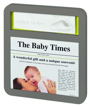 Baby Art News Print Frame