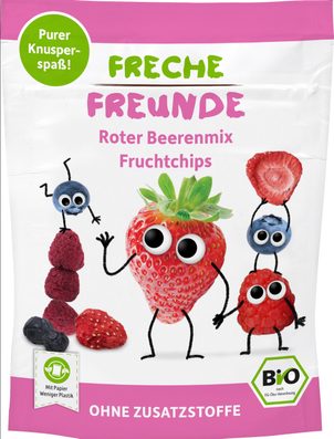 Freche Freunde BIO Ovocné chipsy Lesní plody mix 10g