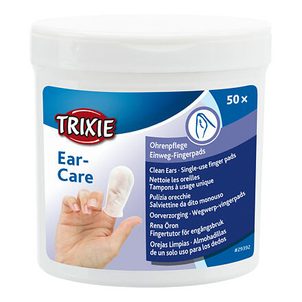 Trixie Ušní péče - jednorázové pečující návleky na prst, 50ks