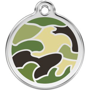 Red Dingo Známka Red Dingo - Camouflage - zelená velikost známky S - 20 mm