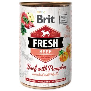 Brit Fresh konzerva Hovězí s dýní 400 g