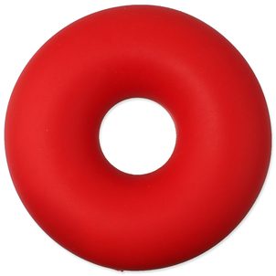 Hračka DOG FANTASY kruh červený 15,8cm