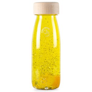 PETIT BOUM Senzorická plovoucí lahev žlutá