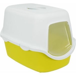 Trixie WC VICO kryté s dvířky, bez filtru 56 x 40 x 40 cm, limetková/bílá