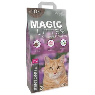 Kočkolit MAGIC LITTER Bentonite Original Flowers 10kg