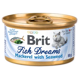 Brit Fish Dreams Mackerel & Seaweed 80g